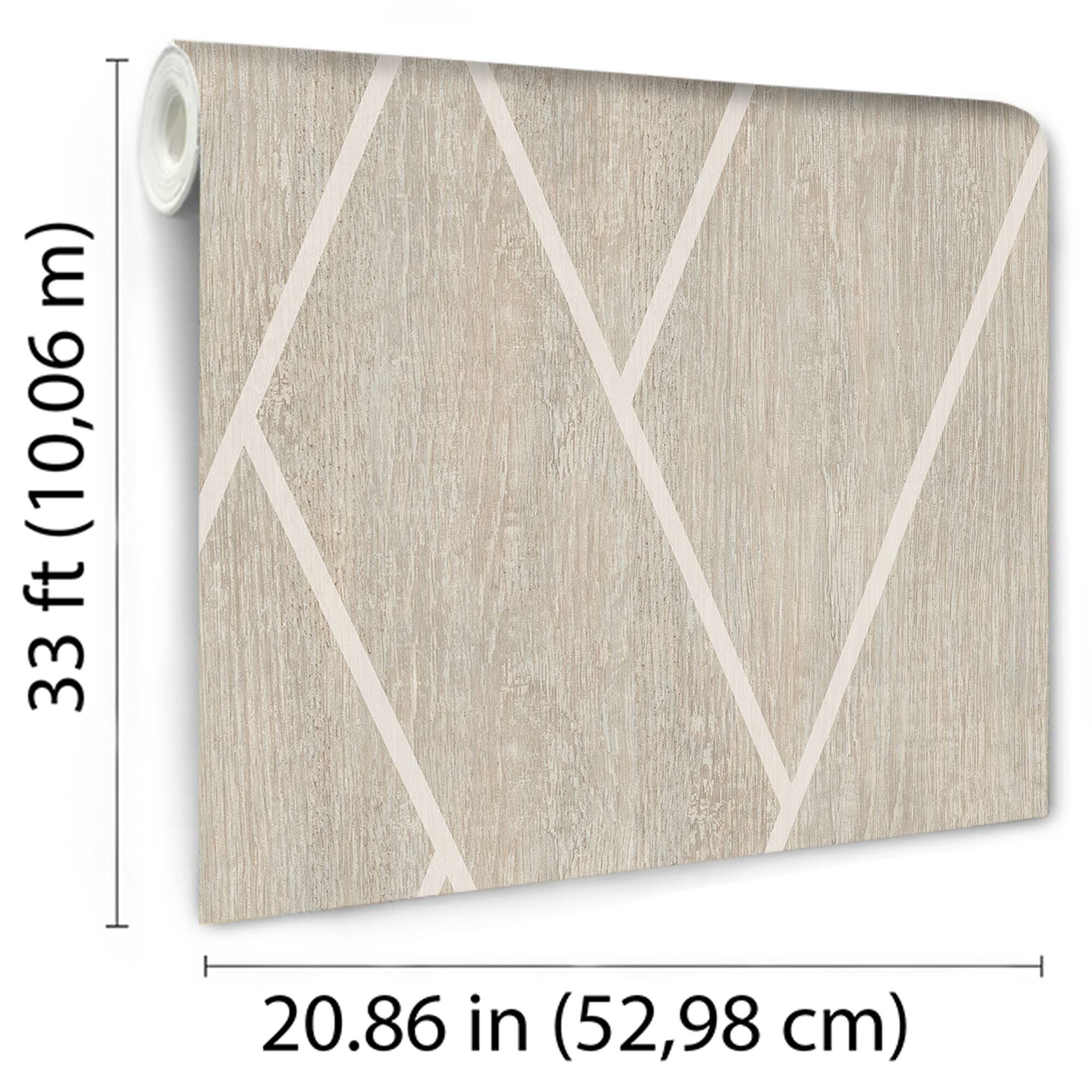 Designs Direct Wood Texture Chevron Wallpaper